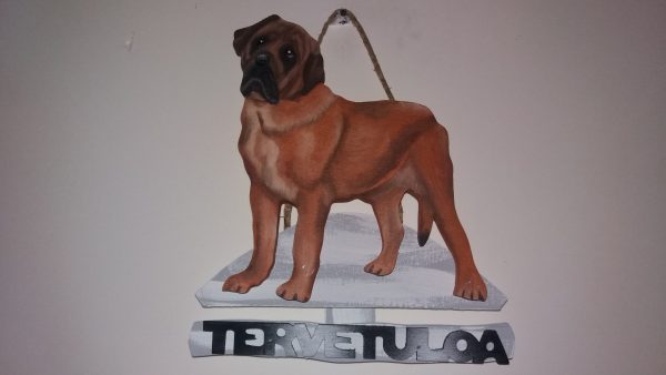 Bullmastiffi tervetuloakyltti